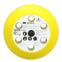 3M Hookit yellow sanding disc with holes