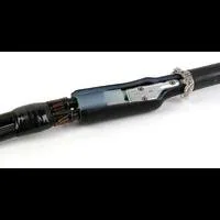 Underwater cable splice with protective sleeve