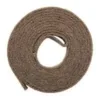 Brown roll of burlap ribbon.