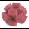 Pink synthetic dish scrubbing sponge bundle