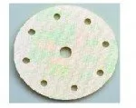 Round abrasive sanding disc with multiple holes
