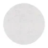 Textured round white fabric swatch