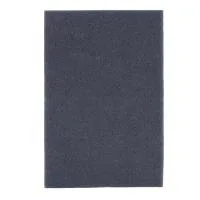 Gray abrasive sanding pad on white background