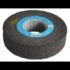Abrasive grinding wheel with blue label