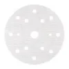 Round sandpaper disc with holes