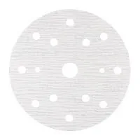 Round sandpaper disc with holes