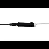 Black electronic cable connector close-up