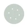 Round sandpaper disc with eight holes