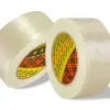 Two rolls of transparent adhesive tape