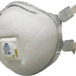 White medical face mask with filter