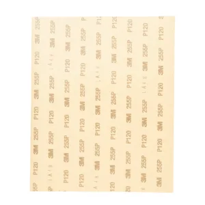 3M P120 sandpaper sheet, beige color