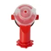 Red spray gun nozzle