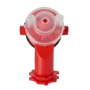 Red spray gun nozzle