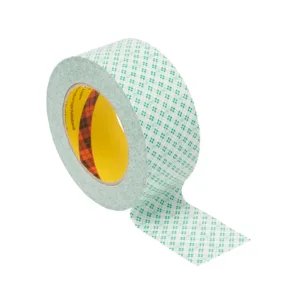 Roll of green checkered adhesive tape