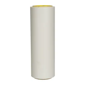 Roll of white paper for printing