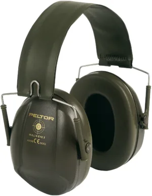 Peltor Bull's Eye II earmuffs, dark green, protective