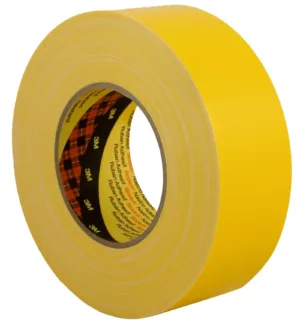Yellow roll of tape, side view