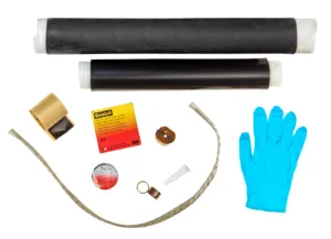 Electrical tape and tools set for repairs.