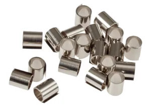 Pile of metal magnetic shielding strips