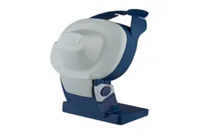 3M tape dispenser, blue and white design.