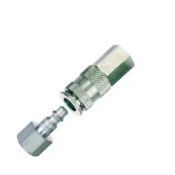 Metal quick connect air coupling adapter