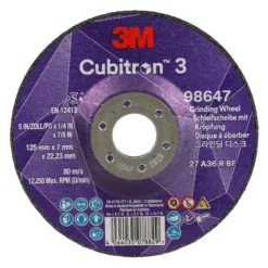 3M Cubitron grinding wheel, industrial use product