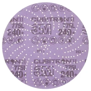 3M Cubitron II sanding disc, purple, perforated