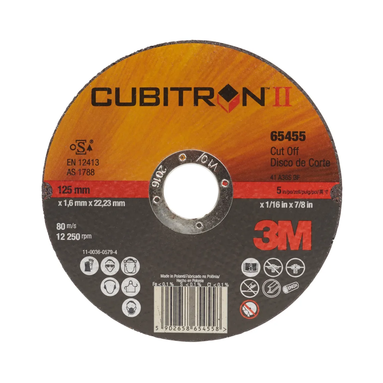 3M Cubitron II cut-off wheel 125mm