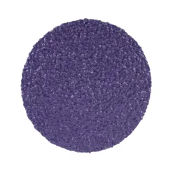 Purple textured abrasive disc close-up