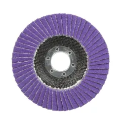 Purple abrasive flap disc for grinding tools