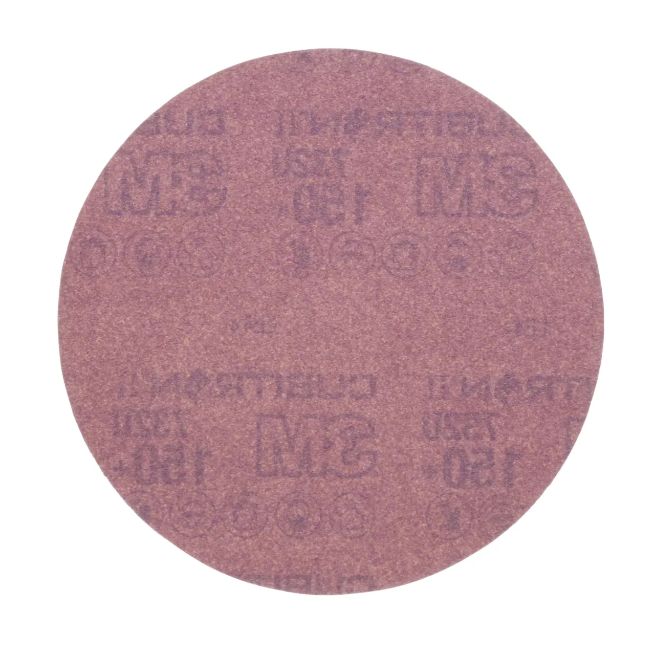 Circular sandpaper disc with 3M logo and text