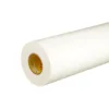 Large roll of white paper, close-up view.