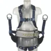 Safety harness on mannequin for fall protection.