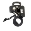 Black fall arrest rope grab device
