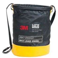 3M™ Spill Control Safe Bucket with Hook and Loop Closure 1500140, 250 lb Capacity, Vinyl, 12.5 in dia x 15 in