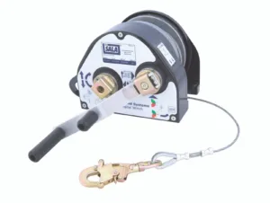 DBI Sala winch with steel hook and cable.