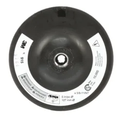 3M grinding wheel disc, black circular tool.