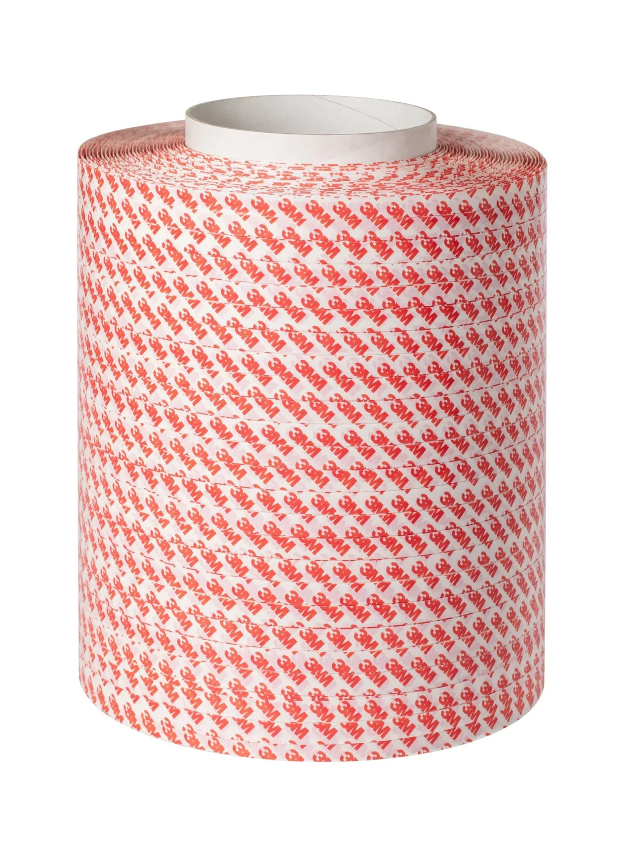 Large roll of branded adhesive tape