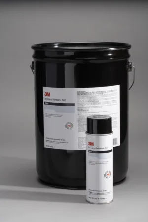 3M Dry Layup Adhesive, Red, container and spray can