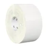 Large roll of white tape with logo