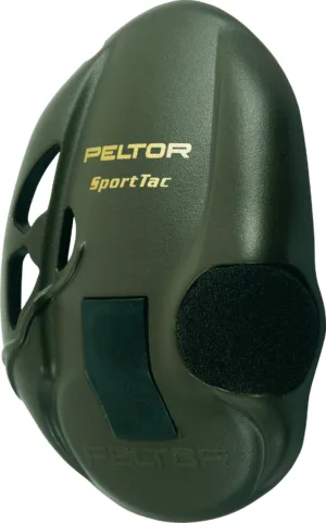 Peltor SportTac electronic earmuff cover, olive green