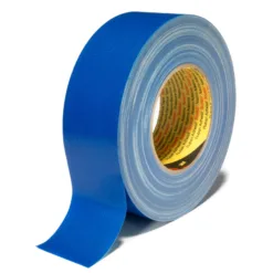 Roll of blue adhesive tape