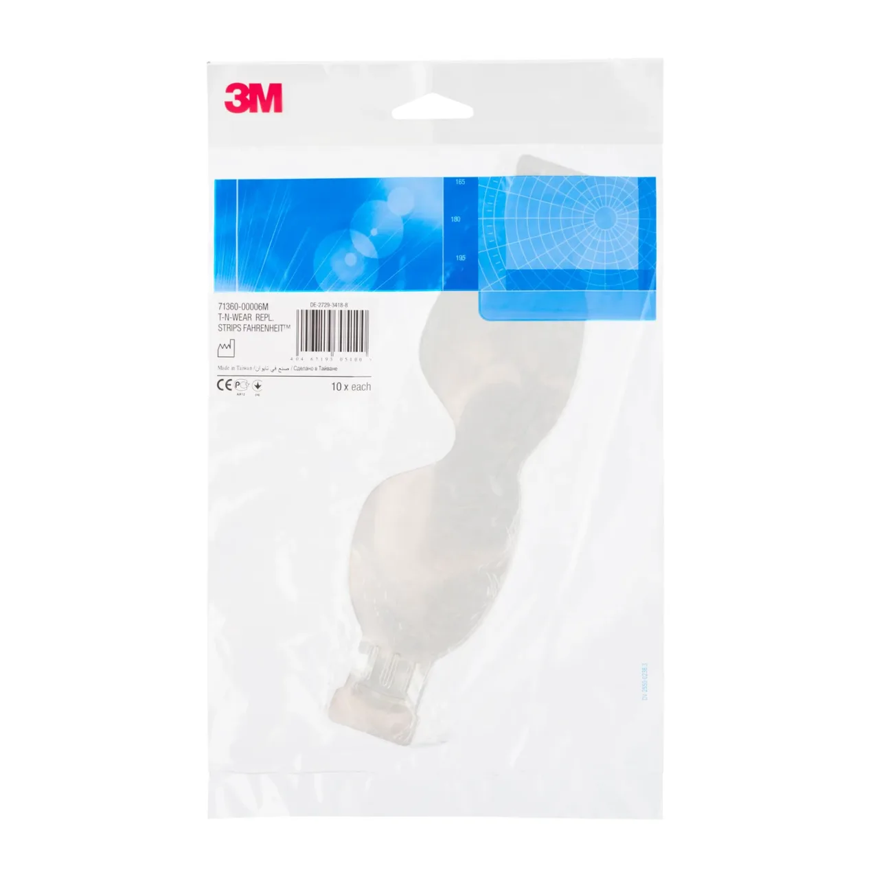 3M temperature sensor replacement strips packaging.