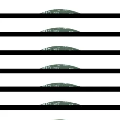 Green textured circles with black stripes pattern