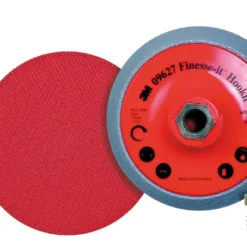 Red and gray Finesse-it hookit disc