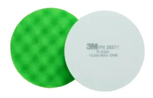 3M green and white buffing pads