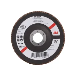3M flap disc for stainless steel, 125mm, conical