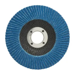 Blue abrasive flap disc for grinding