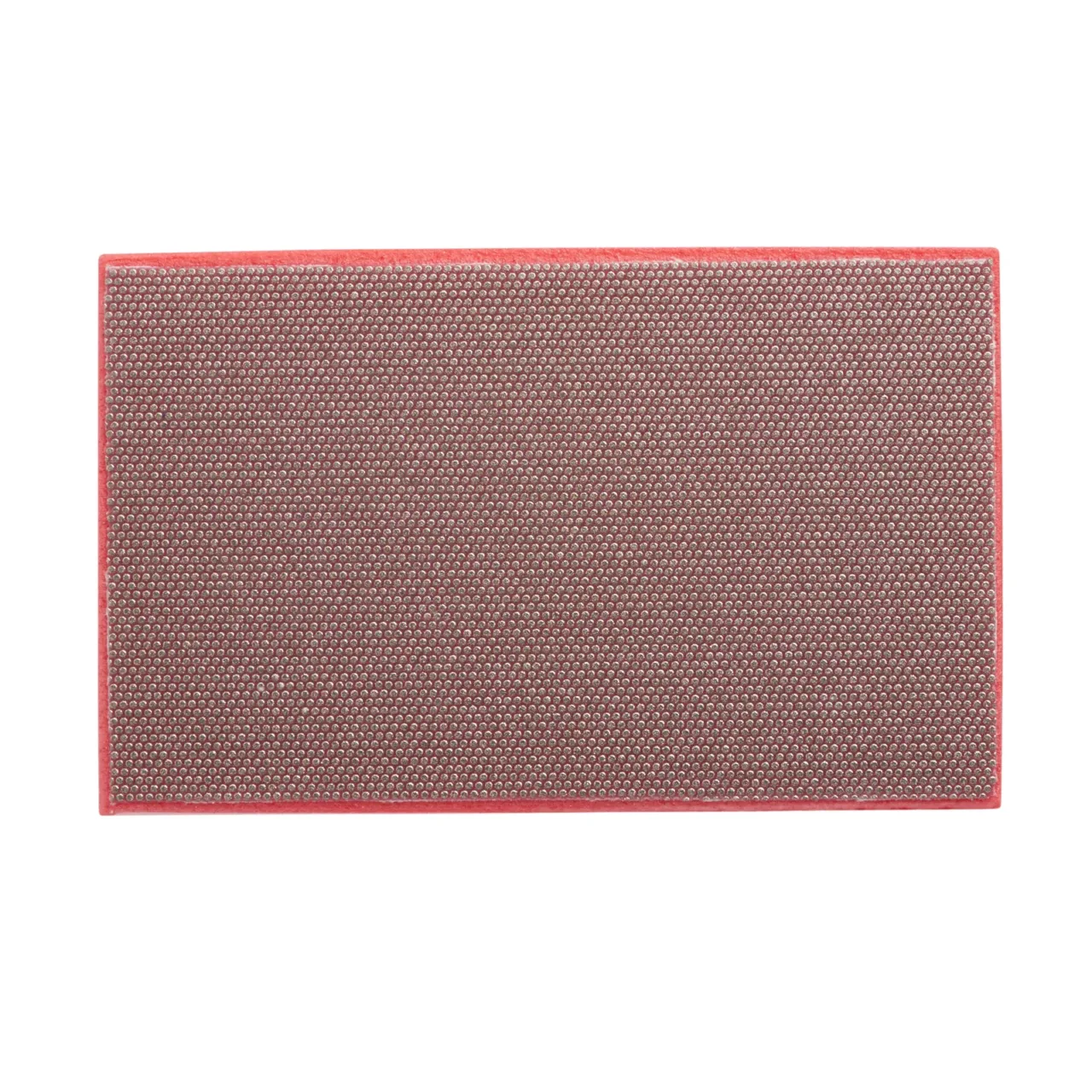 Rectangular rubber pet grooming brush pad
