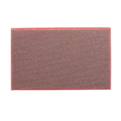 Rectangular rubber pet grooming brush pad